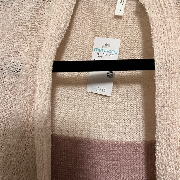 Colorblock Open Front Cardigan Sweater - Picture 2 of 2